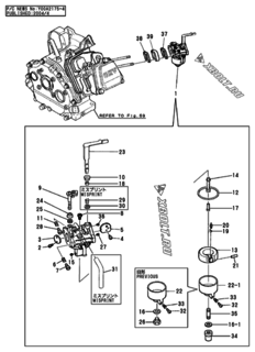  Двигатель Yanmar GA240SNS, узел -  Карбюратор 