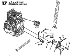  Двигатель Yanmar GE50E-DP, узел -  Блок управления 