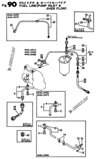 FUEL PIPE(PUMP INLET & OVER FLOW PIPE)