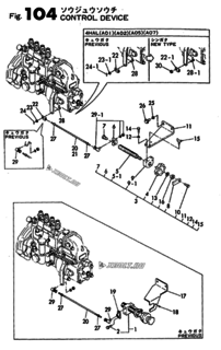  Двигатель Yanmar 4HAL-N(S01), узел -  Блок управления 