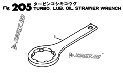 TURBO.LUB.OIL STRAINER WRENCH