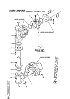 C.W.PIPE(C.W.PUMP INLET,THERMOSTAT)