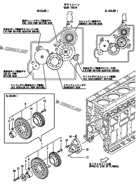 IDLE GEAR(CAMSHAFT DRIVING)