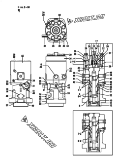  Двигатель Yanmar 8N330L-UV, узел -  Топливный насос высокого давления (ТНВД) 