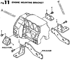 ENGINE MOUNTING BRACKET