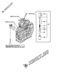  Двигатель Yanmar L70V6DA1F1AA, узел -  Топливный насос высокого давления (ТНВД) 