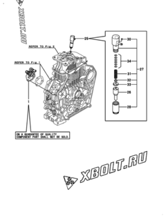  Двигатель Yanmar L100V6EK2C5HYAM, узел -  Топливный насос высокого давления (ТНВД) 