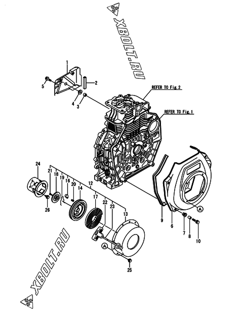  Пусковое устройство двигателя Yanmar L70N6-PY