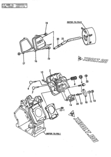  Двигатель Yanmar YGC6SS-TY, узел -  Головка блока цилиндров (ГБЦ) 
