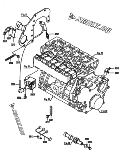  Двигатель Yanmar CNZP840G2N, узел -  Система зажигания 