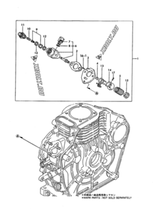  Двигатель Yanmar YDP3E, узел -  Топливный насос высокого давления (ТНВД) 