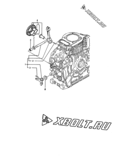 Двигатель Yanmar YDP3E, узел -  Регулятор оборотов 