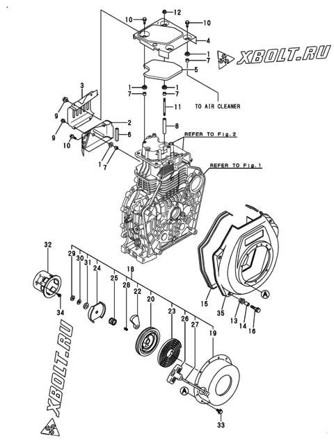  Пусковое устройство двигателя Yanmar L100V6BJ1C9G