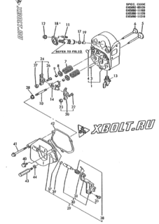  Двигатель Yanmar NFAD6-LIKFW, узел -  Головка блока цилиндров (ГБЦ) 