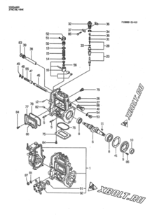  Двигатель Yanmar 3TNC78L-RHK, узел -  Топливный насос высокого давления (ТНВД) 
