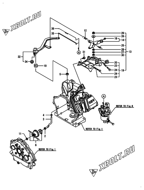  Регулятор оборотов и прибор управления двигателя Yanmar GA340ASECMS