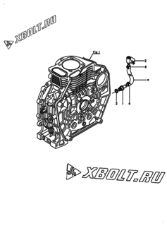  Двигатель Yanmar L70V6-VEMS2, узел -  Дополнительные принадлежности 