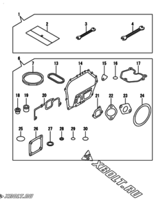 Инструменты и комплект прокладок