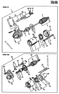  Двигатель Yanmar 3T84HL-HKG, узел -  СТАРТЕР 