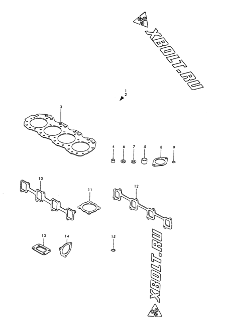 GASKET SET(FOR CYL.HEAD)