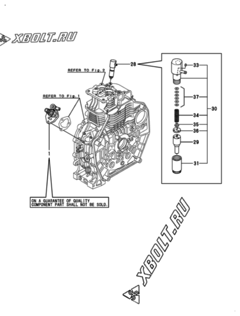  Двигатель Yanmar L70N6FA1T1CAID, узел -  Топливный насос высокого давления (ТНВД) 
