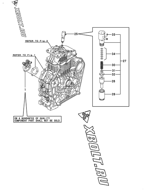  Топливный насос высокого давления (ТНВД) двигателя Yanmar L100V6CA1T1CAML