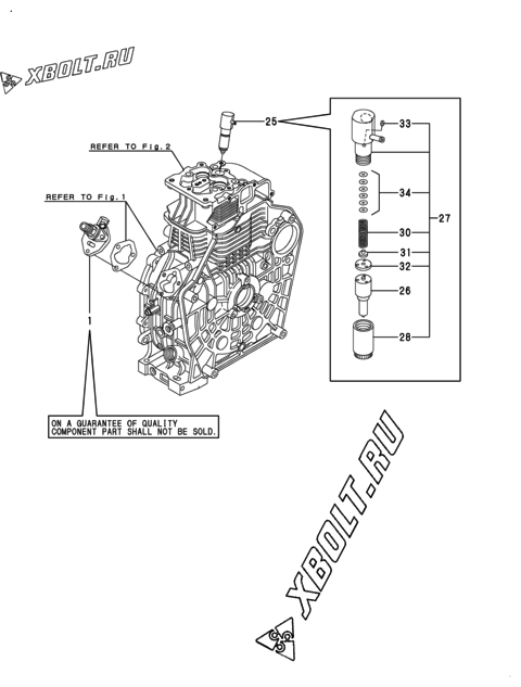  Топливный насос высокого давления (ТНВД) двигателя Yanmar L100V6CA1F1AA