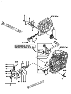  Двигатель Yanmar L100N6FF9P1AAAG, узел -  Масляный насос 