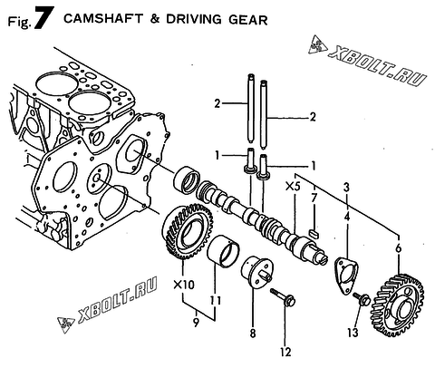 CAMSHAFT & DRIVE GEAR