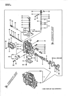  Двигатель Yanmar 3TNE78A-MG, узел -  Топливный насос высокого давления (ТНВД) 