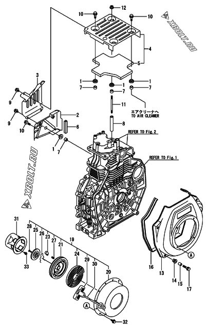 Пусковое устройство двигателя Yanmar L70V6GJ1R1AAS5