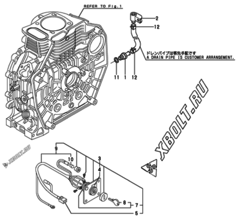  Двигатель Yanmar L70V6GJ1R1AAS5, узел -  Дополнительные принадлежности 