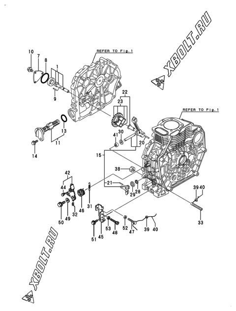  Масляный насос двигателя Yanmar L70AE-DETMW2