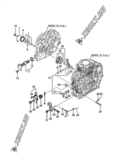  Двигатель Yanmar L70AE-DETMW2, узел -  Масляный насос 