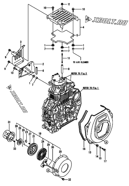  Пусковое устройство двигателя Yanmar L70V6AF1R1AA