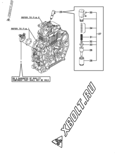  Двигатель Yanmar L70V6AF1R1AA, узел -  Топливный насос высокого давления (ТНВД) 