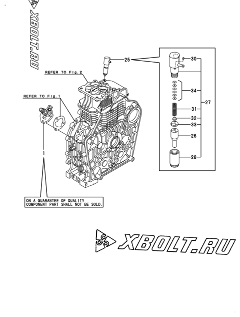  Топливный насос высокого давления (ТНВД) двигателя Yanmar L100V6CA2C5EA13