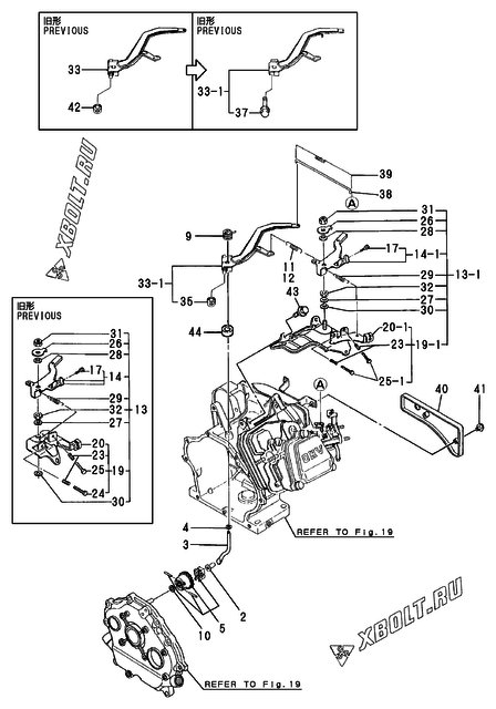  Регулятор оборотов и прибор управления двигателя Yanmar GA220S