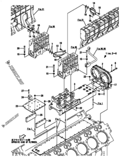  Двигатель Yanmar AY40L-UT, узел -  Топливный насос высокого давления (ТНВД) 