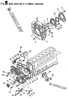 GEAR HOUSING & FLYWHEEL HOUSIN
