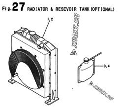 RADIATOR & RESEVOIR TANK(OPTIO
