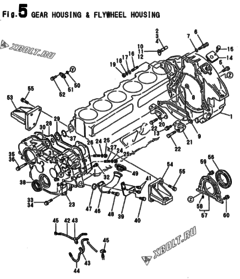 GEAR HOUSING & FLYWHEEL HOUSIN
