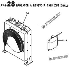 RADIATOR & RESEVOIR TANK(OPTIO