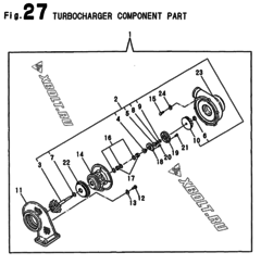TURBOCHARGER COMPONENT PART