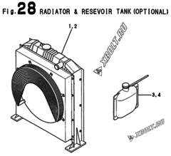 RADIATOR & RESEVOIR TANK(OPTIO