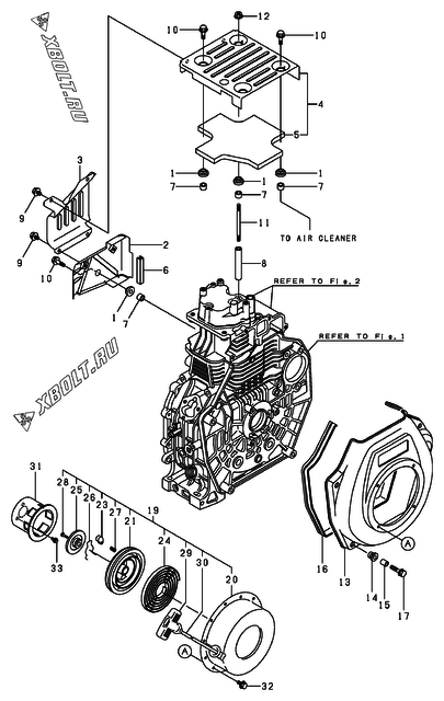  Пусковое устройство двигателя Yanmar L70N6CA1T1AA