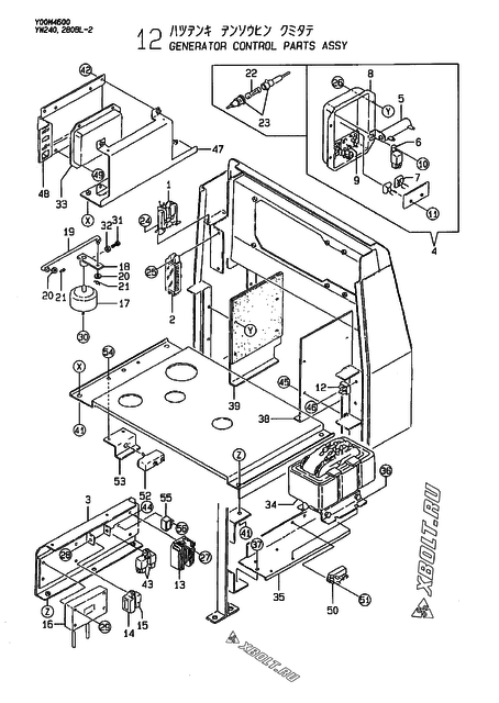 GENERATOR CONTROL PARTS ASSY двигателя Yanmar YW280BL-2(50