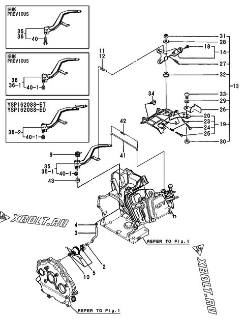 Регулятор оборотов и прибор управления двигателя Yanmar GA240