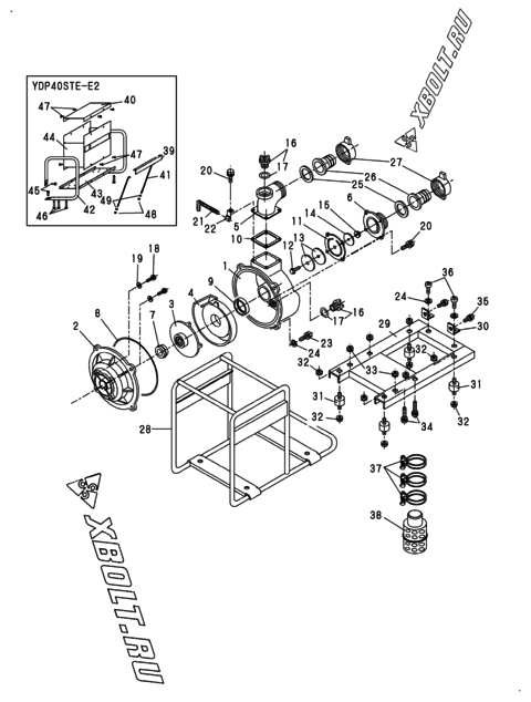 Производитель YANMAR, HEX.SOCKET BOLT, номер детали 165001-09860