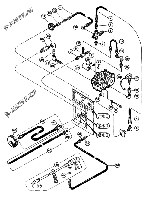 Производитель YANMAR, Деталь № 9162B08000, номер детали 9162B08000